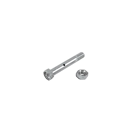 Casterhq Zerk Axle And Nut, (1) Piece, Stainless Steel, 1/2"x3-3/8" AZ50-338-SS